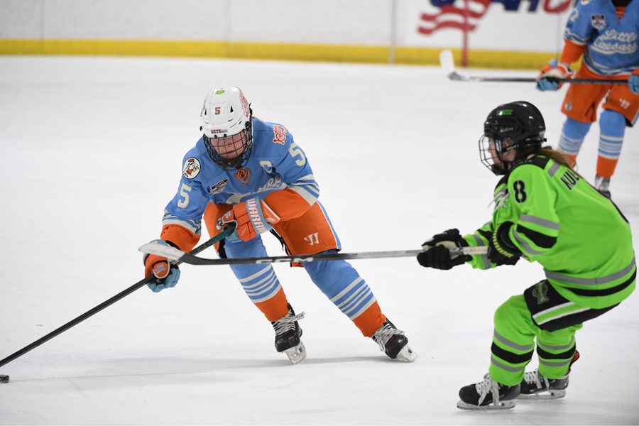 Cameron Cadena defending against an attacking rush